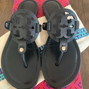 🌸TORY BURCH Miller Black Sandals